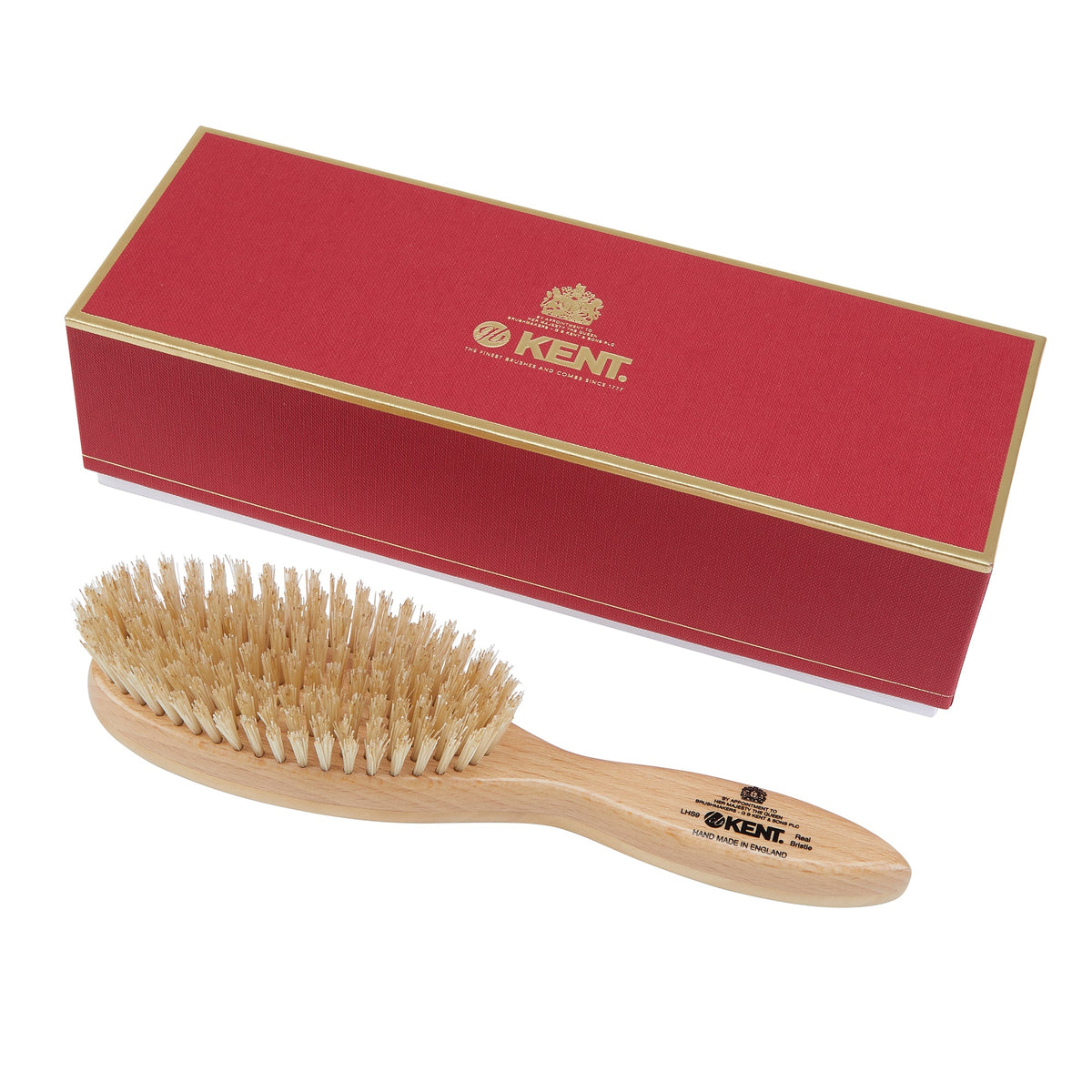 GB KENTハンドメイドヘアブラシLHS9と専用ボックス