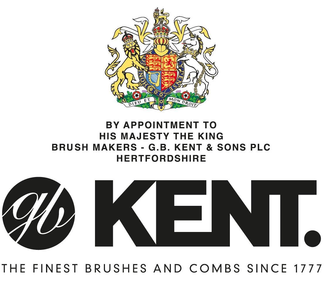 GB KENTのブランドロゴと英国王室御用達の紋章