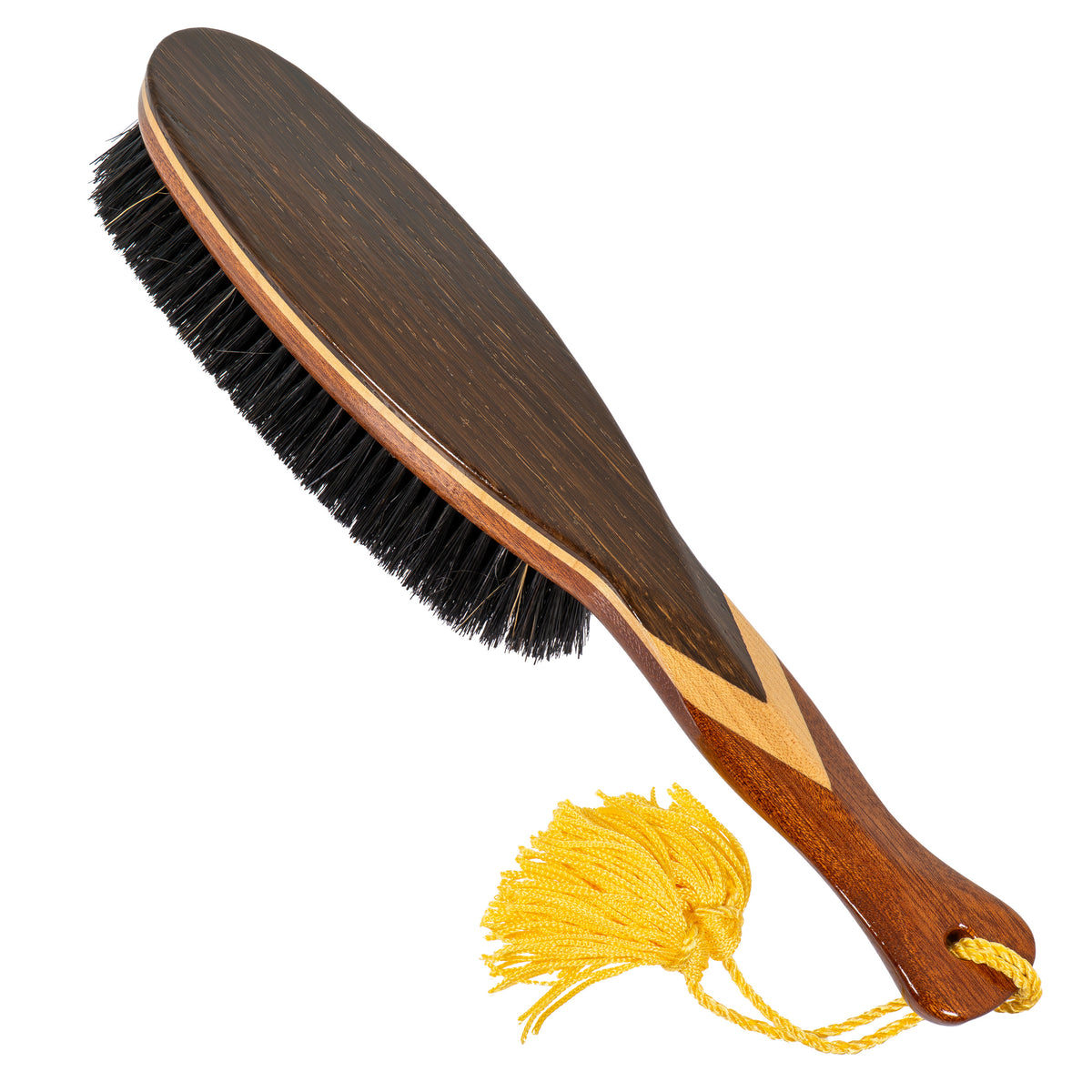 Clothes Brush オールケア ハンドメイド ボアブリッスル 豚毛洋服ブラシ タッセル付き CR8