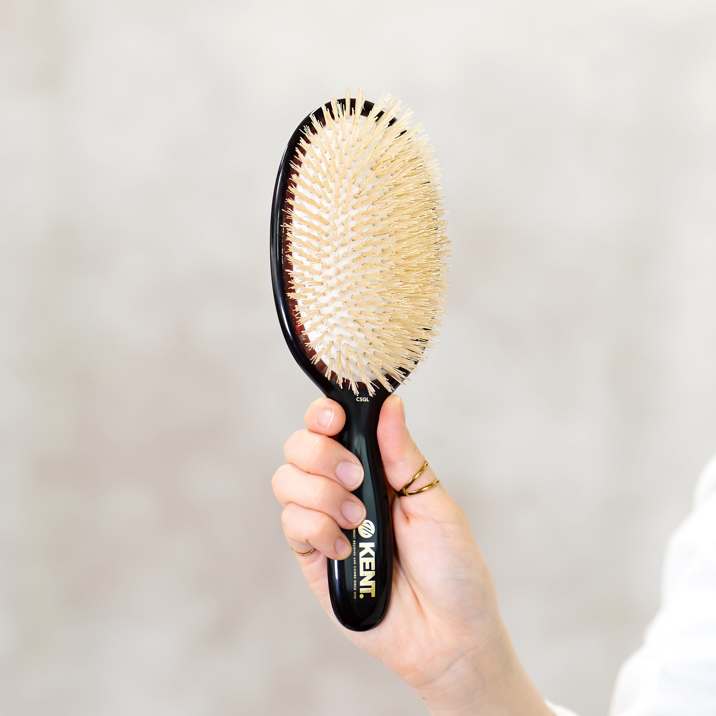 ソフトブリッスル クッションヘアブラシ ラージサイズ NEW CLASSIC SHINE CSGL 【公式サイト限定クリーニングブラシ付き】