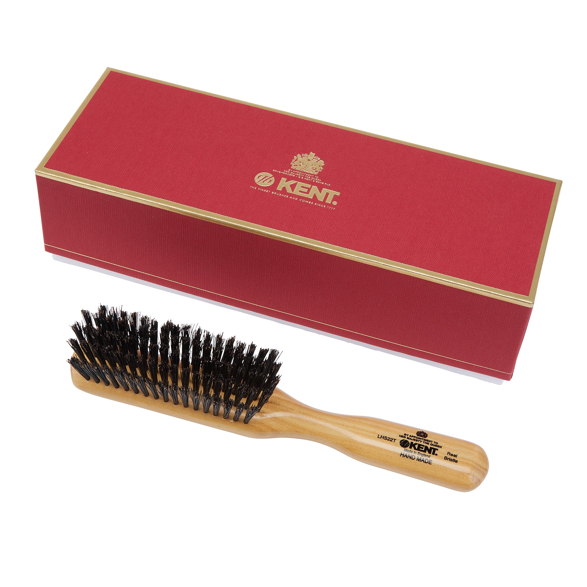 【最高級】GB KENT ヘアブラシ LHS22T 英国王室御用達 豚毛 GB KENT ケント 英国王室御用達 豚毛 ハンドメイドヘアブラシ LHS22T