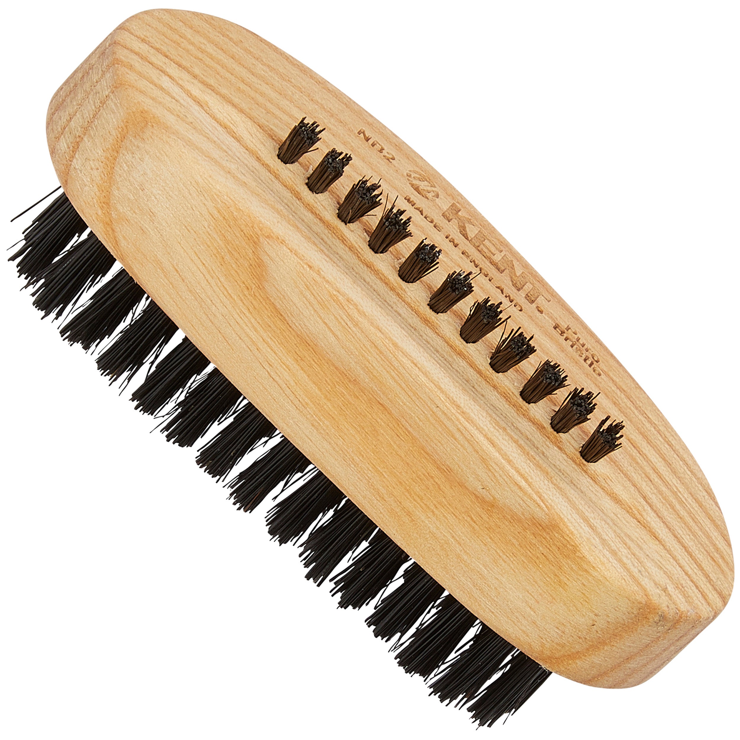 ネイルブラシ Ash Pure Black Bristle Extra Row Nail Brush NB2