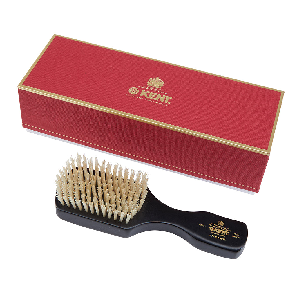 GB KENT ケント 英国王室御用達 豚毛 ハンドメイド メンズ ヘアブラシ 