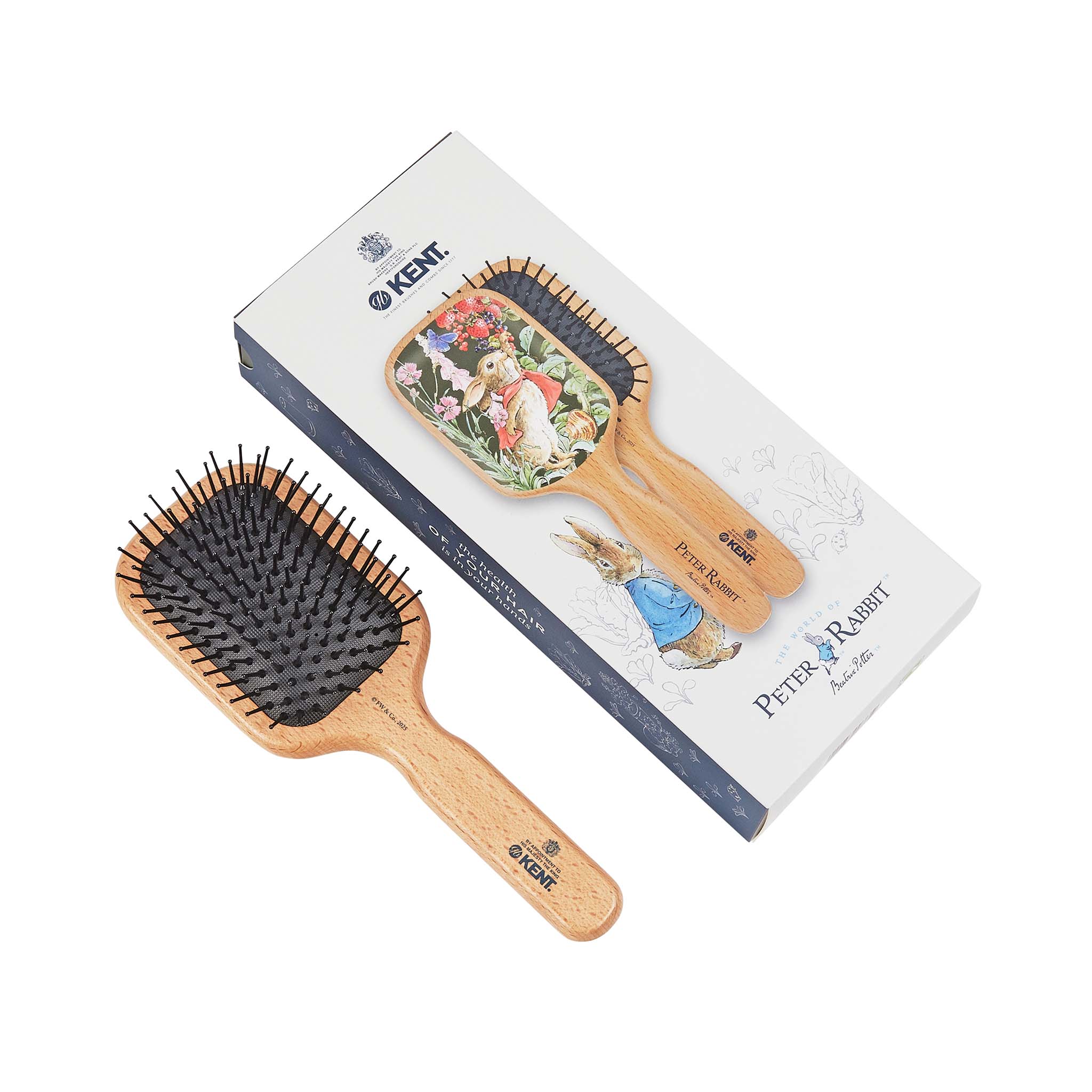 Peter Rabbit™ フロプシー™ ボールエンドピン パドルヘアブラシ PR03