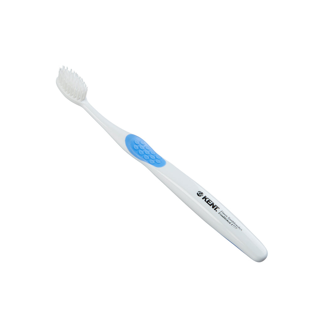 Kent Refresh シルバー配合99.9%抗菌 エクストラソフト歯ブラシ レギュラーヘッド 6本セット ブルー TSILSB6P