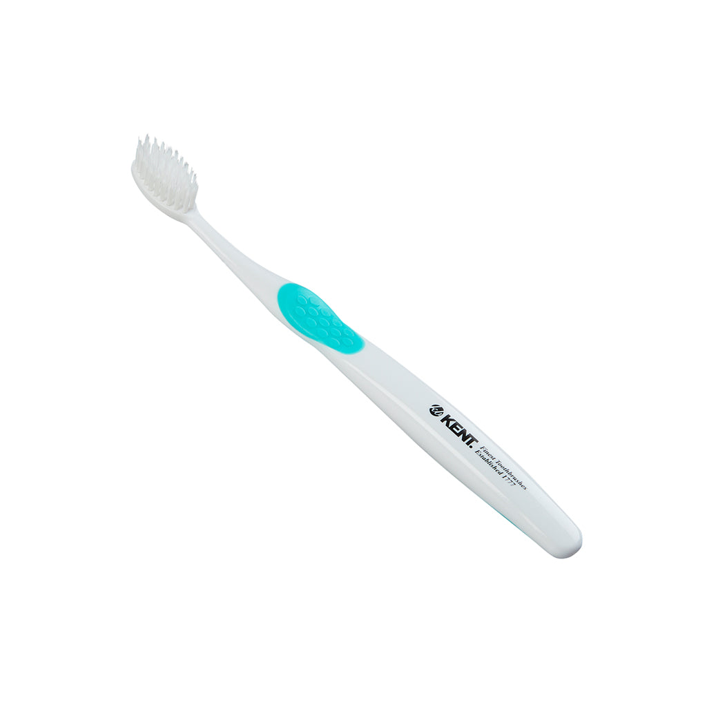 Kent Refresh シルバー配合99.9%抗菌 エクストラソフト歯ブラシ レギュラーヘッド 6本セット グリーン TSILSG6P