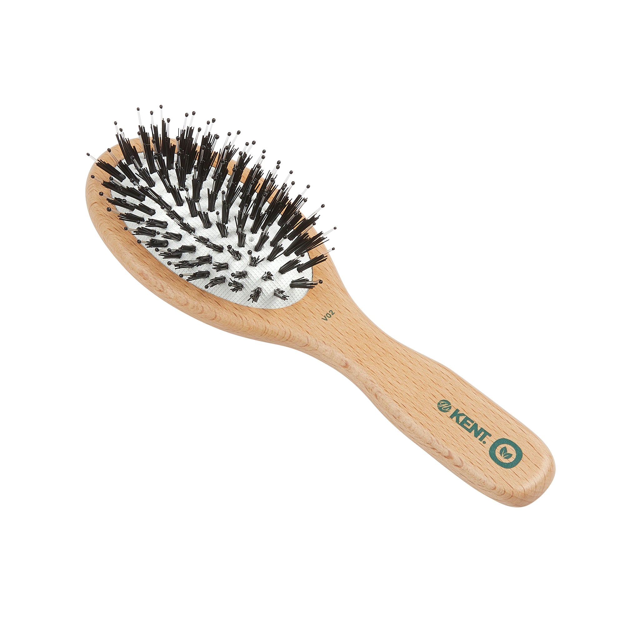 Vegan Bristle ヴィーガンヘアブラシ Small Cushion Nylon Mix Hairbrush VEG02