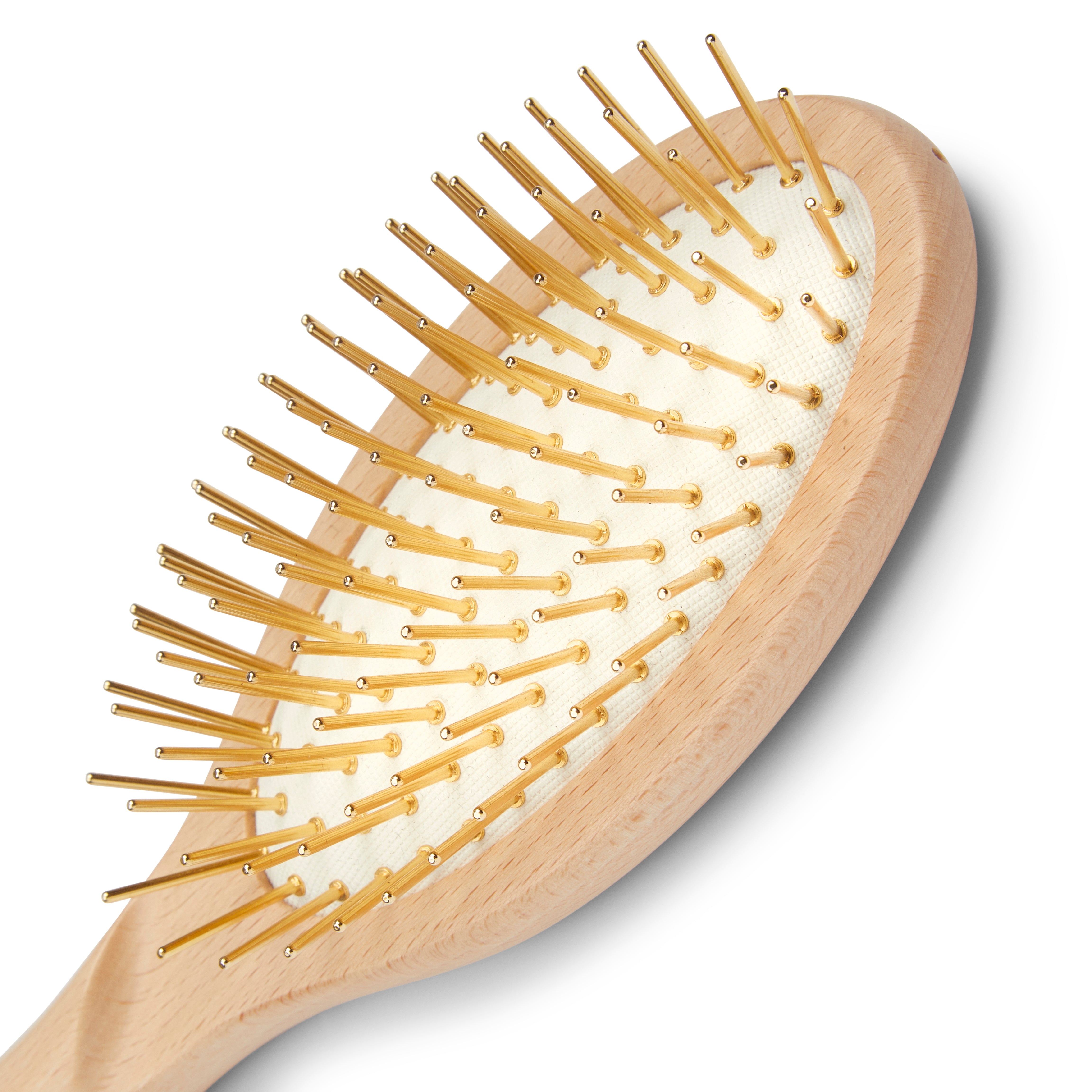 22kゴールドピン スカルプケアクッションヘアブラシ GPL01