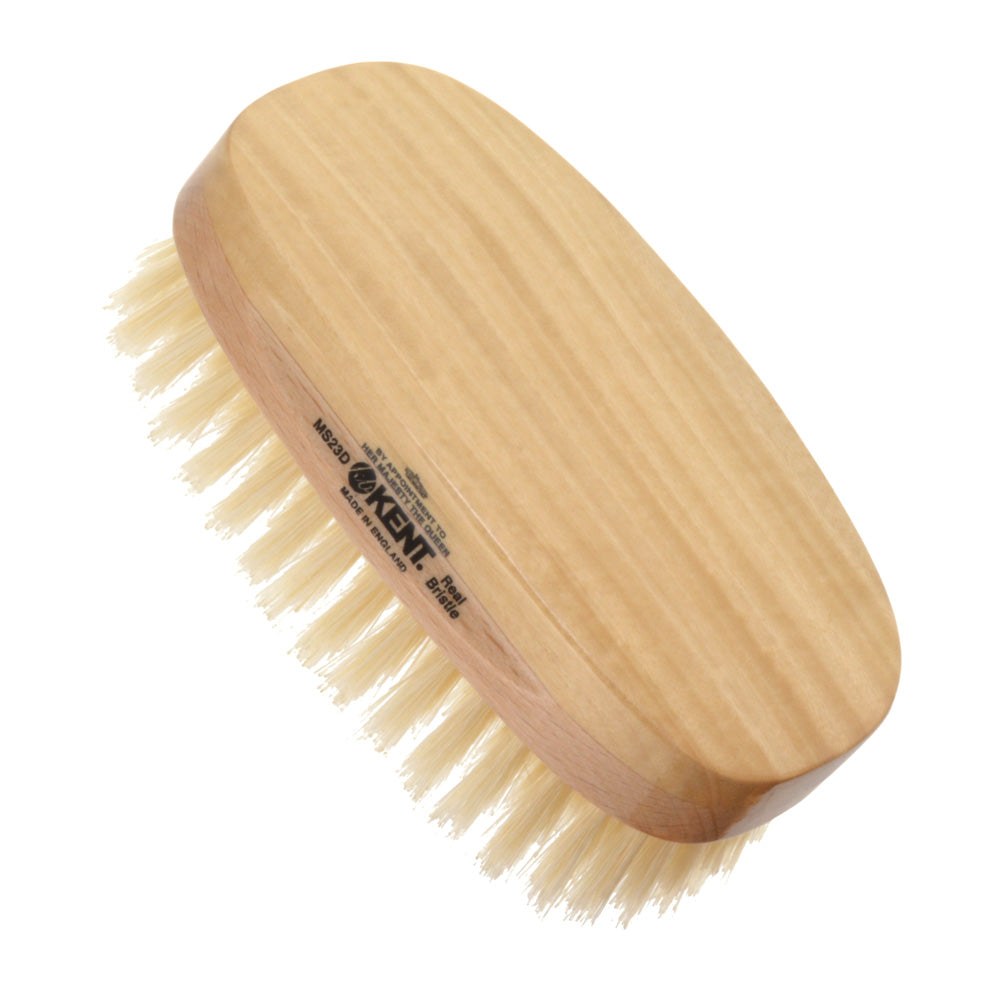 ジービーケントの高級豚毛メンズヘアブラシ MS23D