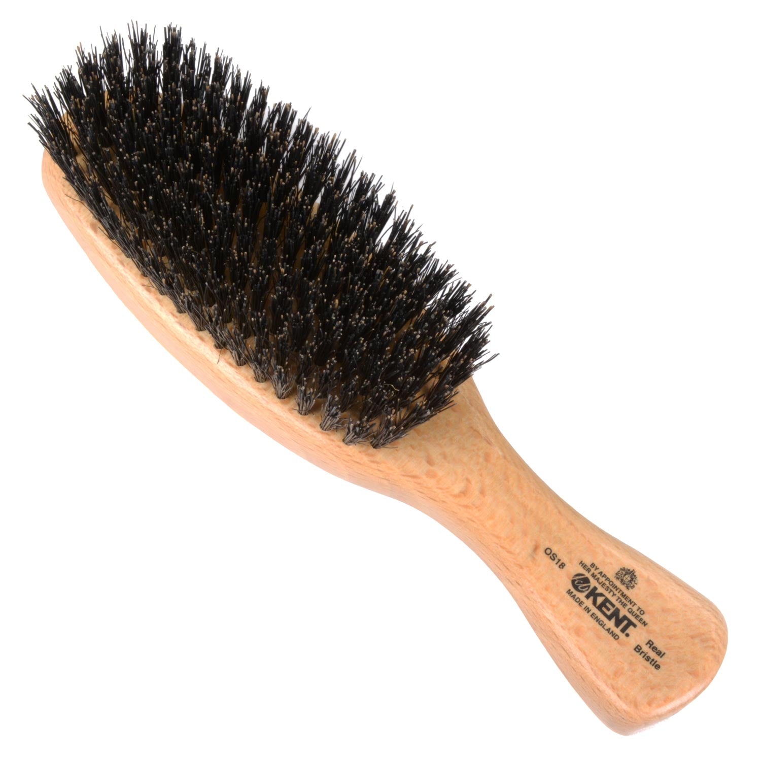ジービーケントの高級豚毛メンズヘアブラシ OS18
