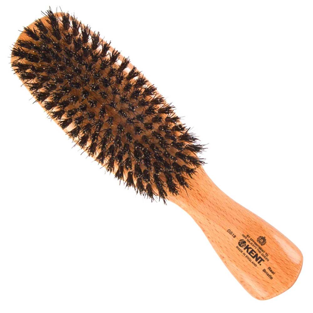 ジービーケントの高級豚毛メンズヘアブラシ OS18
