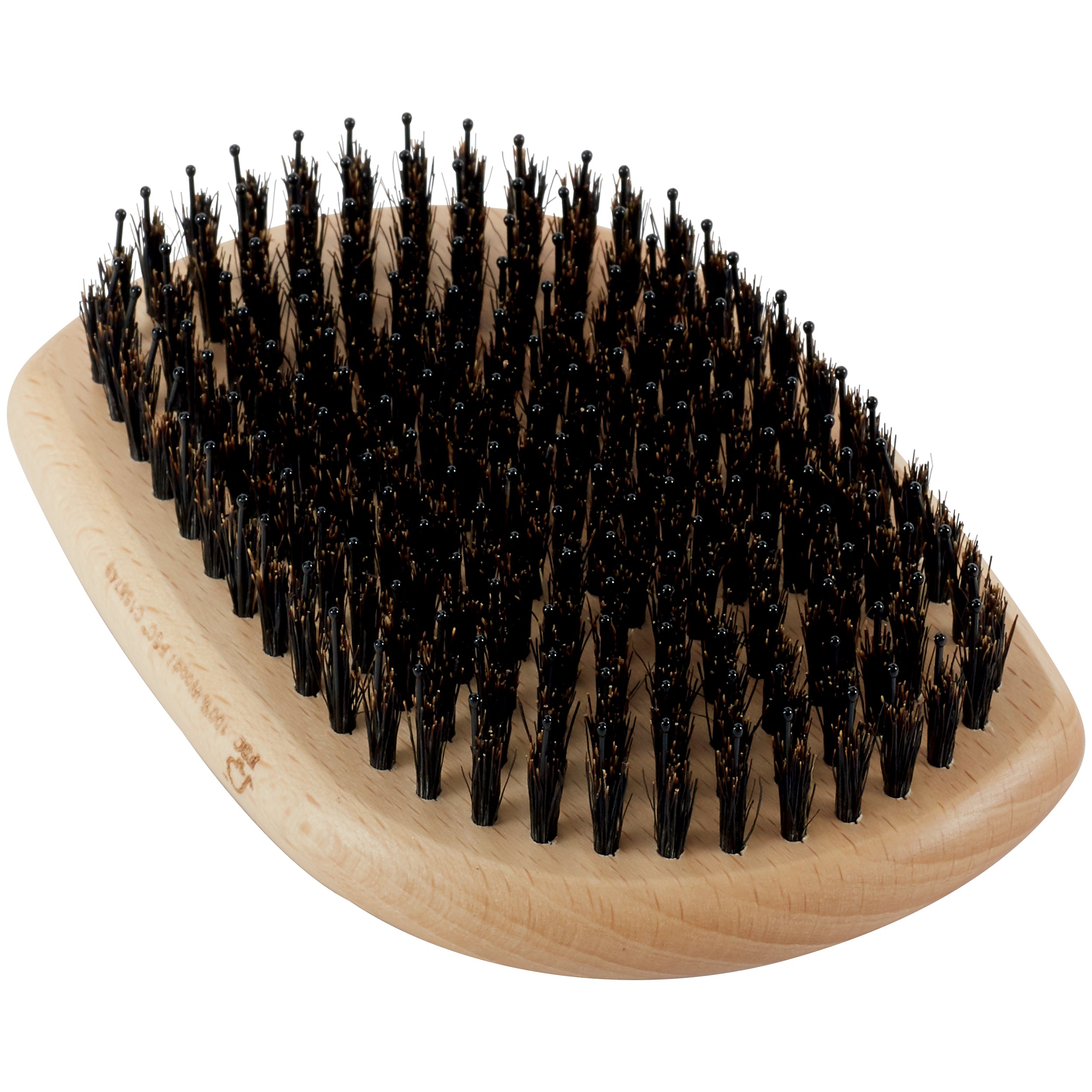 Pure Flow ブリッスル＆ボールエンドピンミックス ミリタリースタイルヘアブラシ LPF3