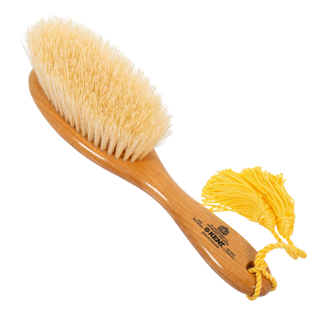 Clothes Brush オールケア ボアブリッスル ハンディ 豚毛洋服ブラシ タッセル付 CC5