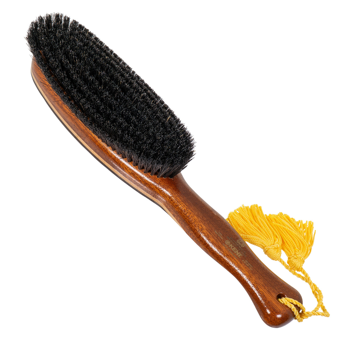 Clothes Brush オールケア ハンドメイド ボアブリッスル 豚毛洋服ブラシ タッセル付き CR8