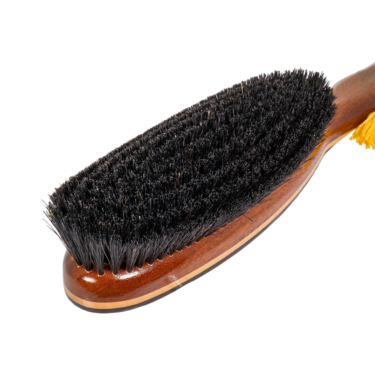 Clothes Brush オールケア ハンドメイド ボアブリッスル 豚毛洋服ブラシ タッセル付き CR8