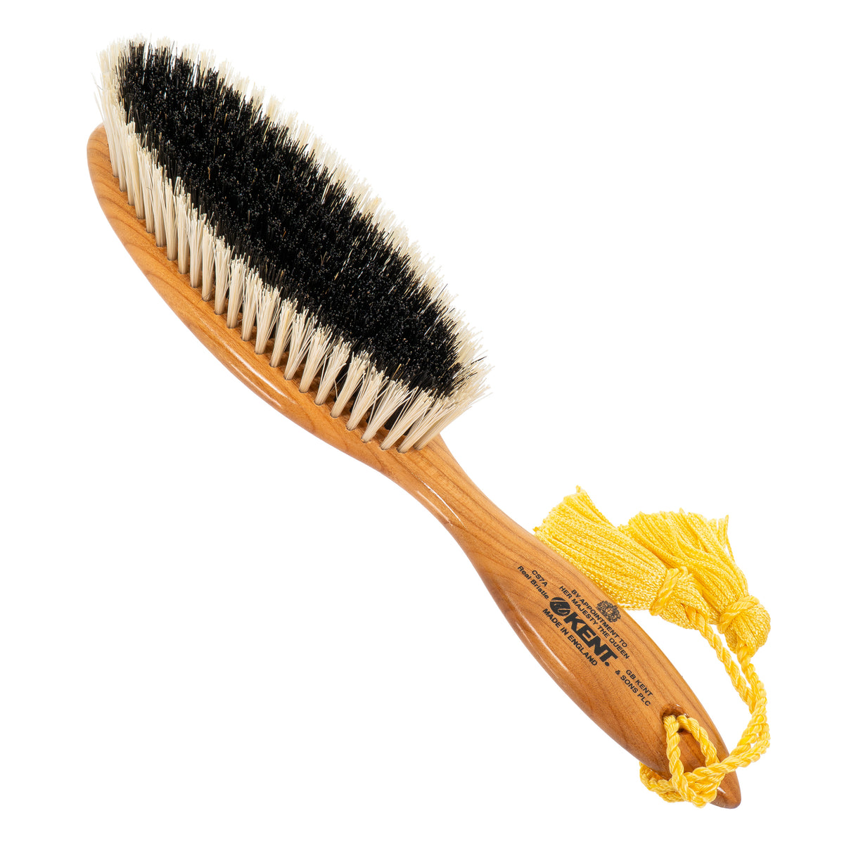 Clothes Brush オールケア ボアブリッスル 豚毛洋服ブラシ タッセル付 CS7A