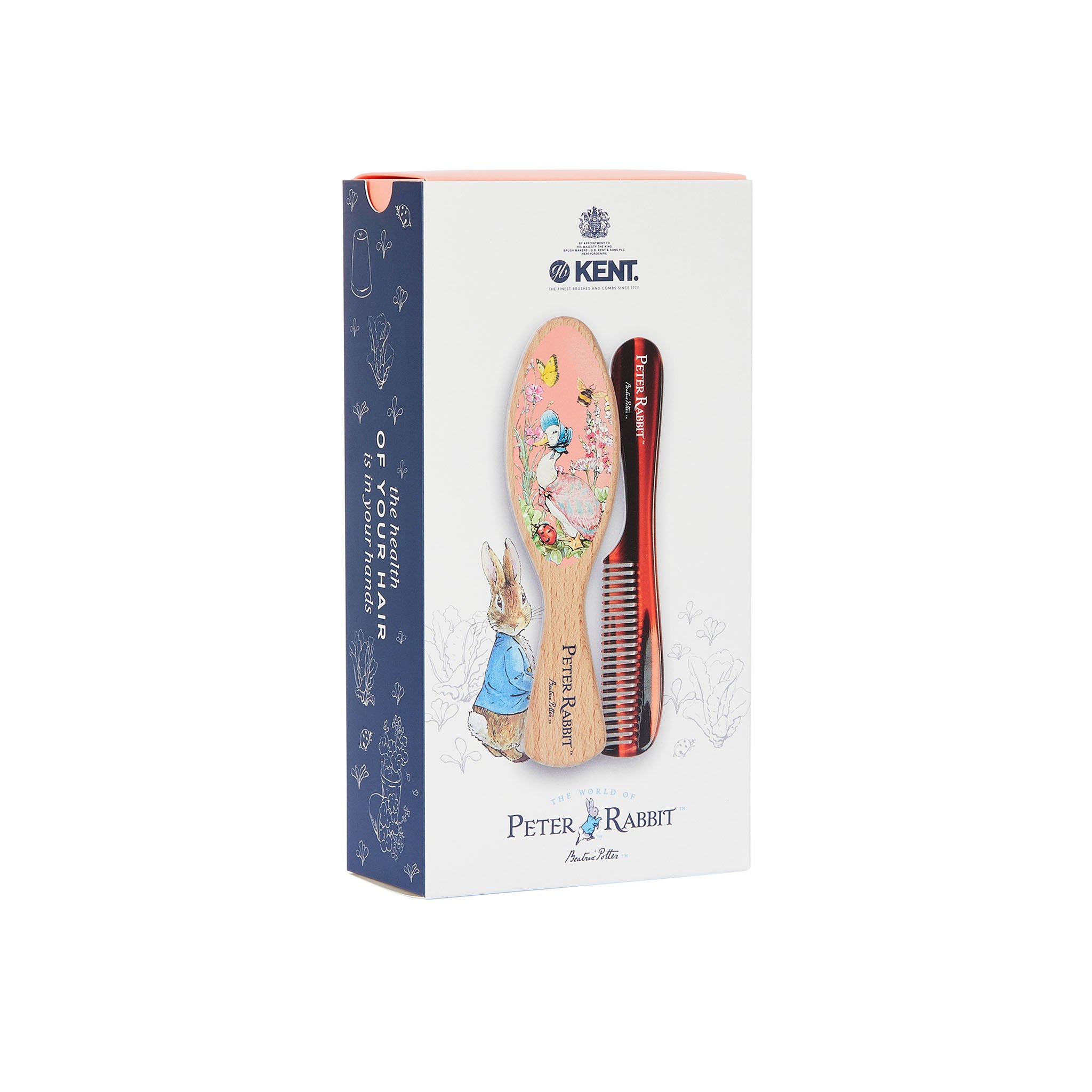 Peter Rabbit™ ジマイマ・パドルダック™ エクストラソフトベビーブラシ＆コームセット PR04