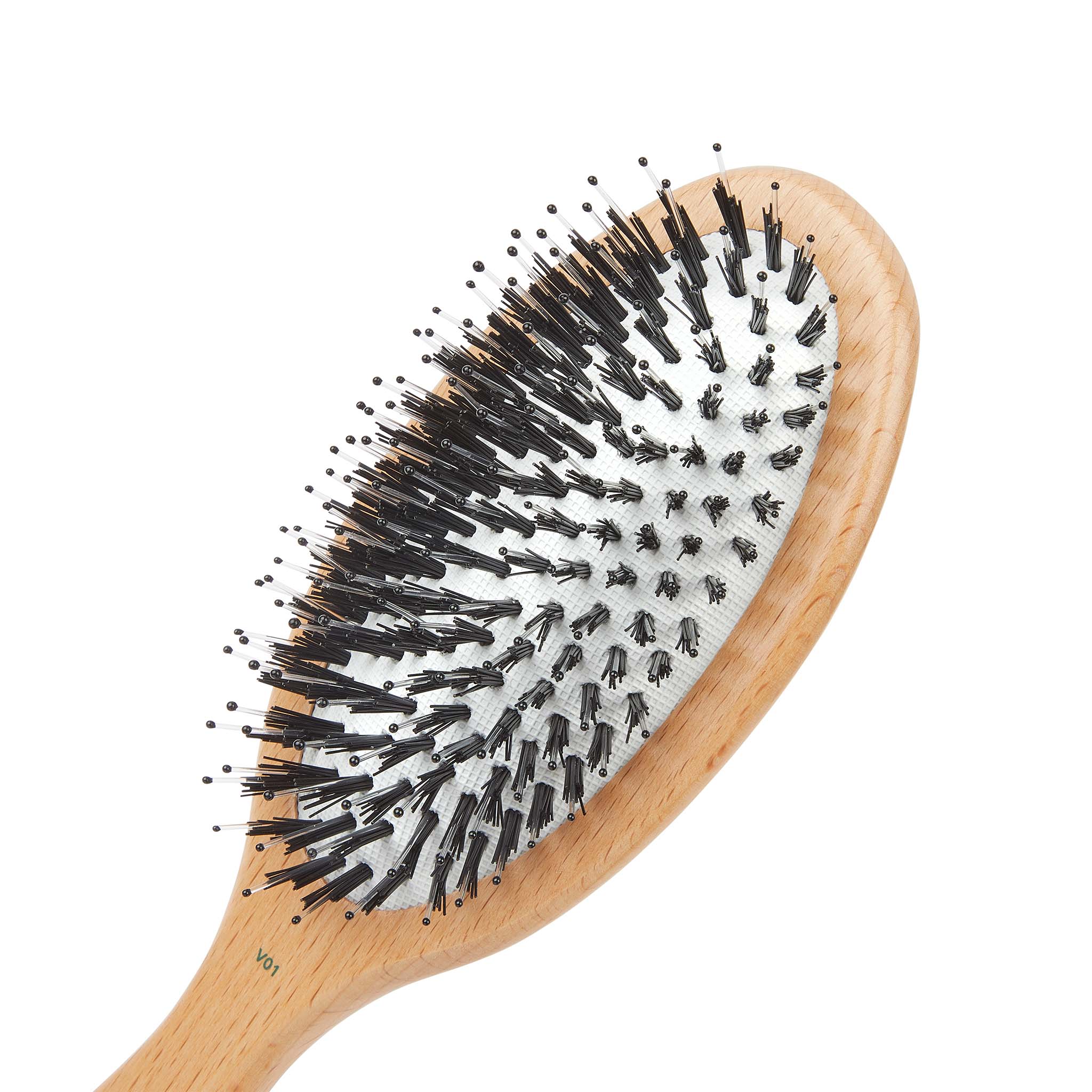 Vegan Bristle ヴィーガンヘアブラシ Large Cushion Nylon Mix Hairbrush VEG01