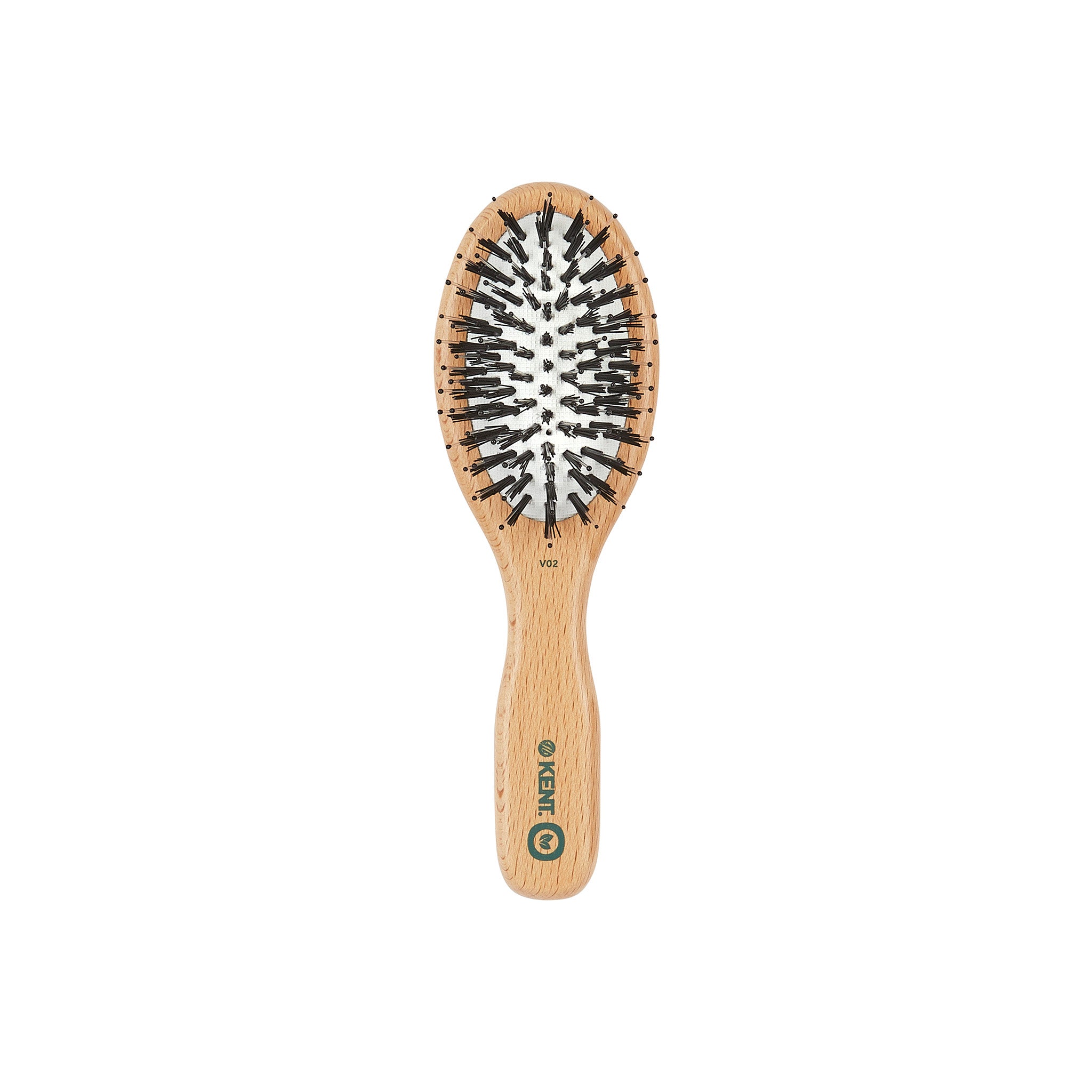 Vegan Bristle ヴィーガンヘアブラシ Small Cushion Nylon Mix Hairbrush VEG02