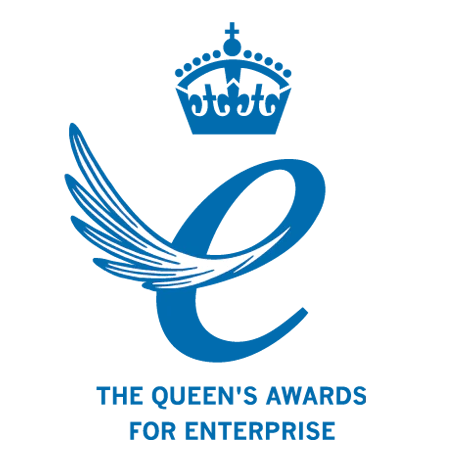 ケントが受賞した英国女王賞のロゴ